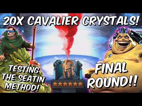20x 6 Star Mole Man Cavalier Crystal Opening FINAL ROUND! - Marvel Contest of Champions