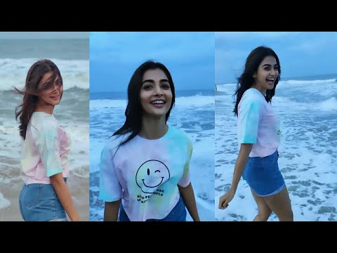 Pooja Hegde Spend At Beach Location |Cine Report