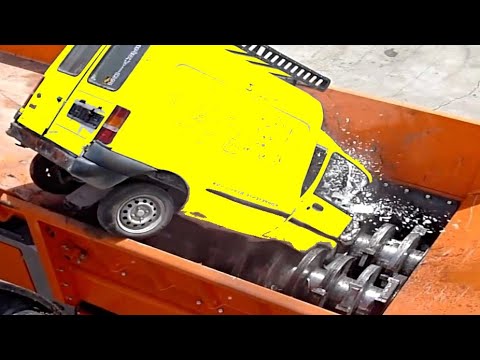 Amazing Car Shredders and Metal Recycling !