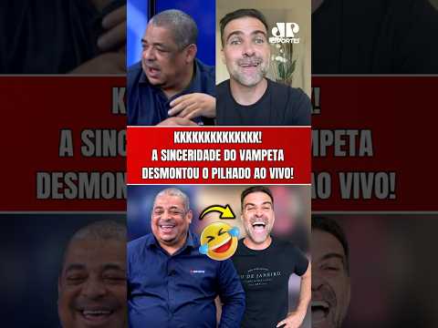 HAHAHAHA! A SINCERIDADE DO VAMPETA “QUEBROU” O PILHADO AO VIVO NO BATE-PRONTO!