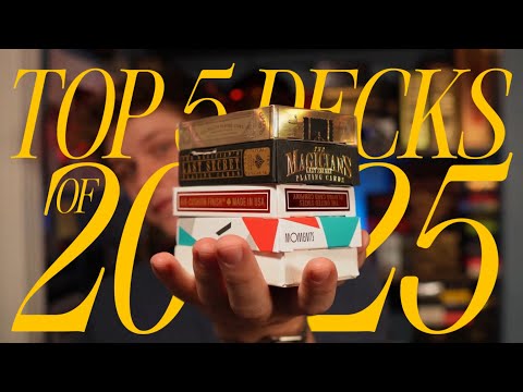 My Top 5 Decks Of Cards From 2025! (Highly Recommend) 