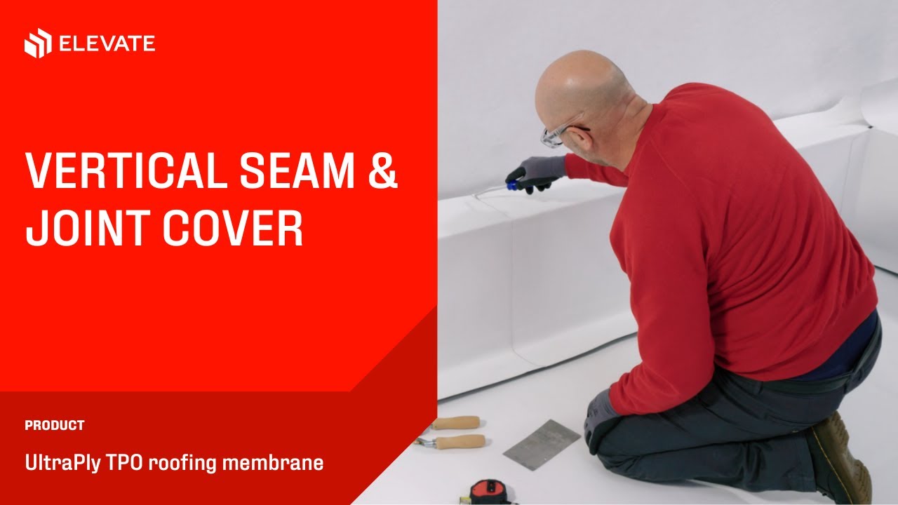 Vertical seam and joint cover | Elevate UltraPly TPO