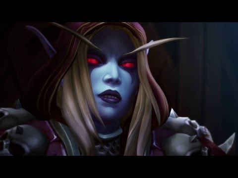 WoW Legion -10- Sylvanas vs Genn Greymane Cinematic - Cortis - Isel - Ivory Sentinel