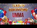 Umma Happy Birthday Umma