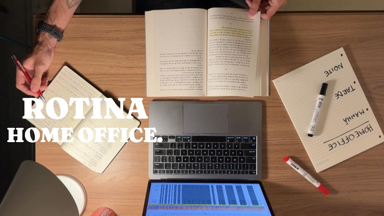 POV: Como organizar um dia produtivo de Home office | trabalho, alimentação e estudos