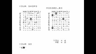 Battleships (Sinclair User) for the ZX81