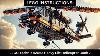 LEGO INSTRUCTIONS: Build the 42052 Heavy Lift Helicopter! 🚁✨ (Step-by-Step Flip Through) Book 2
