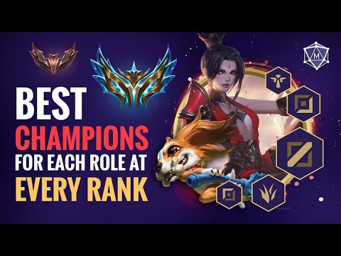 BEST Champions for EACH Role at EVERY Rank in Season 12