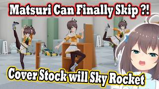 Matsuri Puts Cover's Stock on the line To Show Off The Skip She'd been Practising !