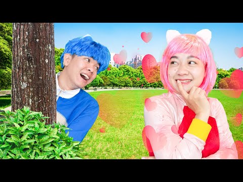 Funny Love Story: Sonic's Foolish Love With Amy | Sonic In Real Life