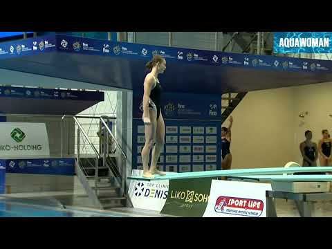 BAILO Kseniia (Ukraine)  l 1m Springboard - Junior Diving Championships.mp4