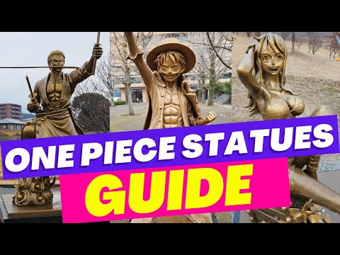 One Piece Bronze Statues Guide to Kumamoto #onepiece #kumamoto