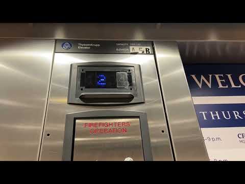 Neglected Thyssenkrupp SVL 30 oildraulic elevators at DeMoss Hall at LU in Lynchburg VA