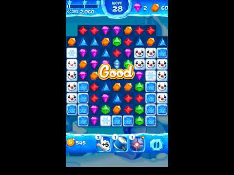 Jewel Pop Mania:Match 3 Puzzle Level 21 ( Jewel Ice Episode ) - Walkthrough ( No Booster )