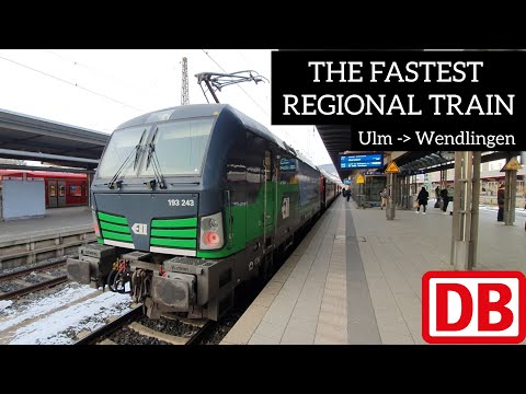 DER SCHNELLSTE REGIONALZUG DEUTSCHLANDS | VON ULM  NACH WENDLINGEN MIT DEM IRE 200