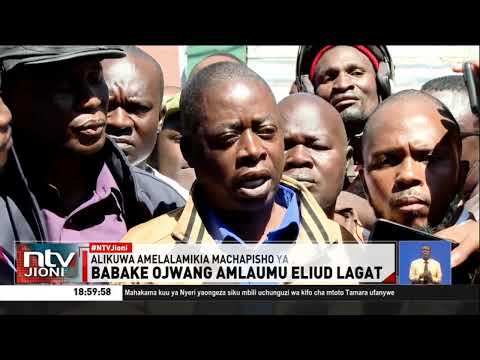 Why did you kill my son? Albert Ojwang's father seeks answers from Eliud Lagat