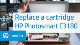 Replace the Cartridge | HP Photosmart C3180 All-in-One Printer | HP