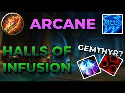 Gemthyr Build - Halls of Infusion Heroic | Arcane Mage Gameplay | Dragonflight Beta