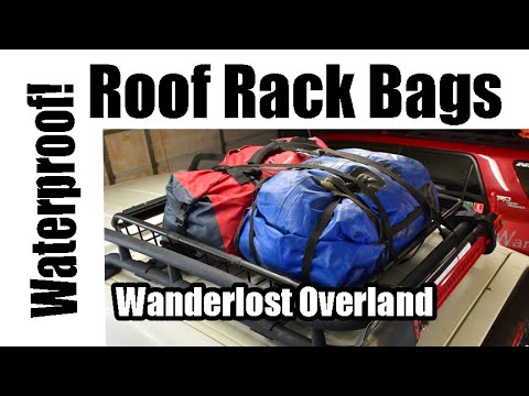 Best Waterproof Rooftop Cargo Dry Bags For Overlanding- How To Use & Strap Down