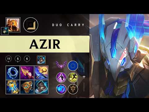 Azir Carry vs Ezreal - EUW Master Patch 26.03