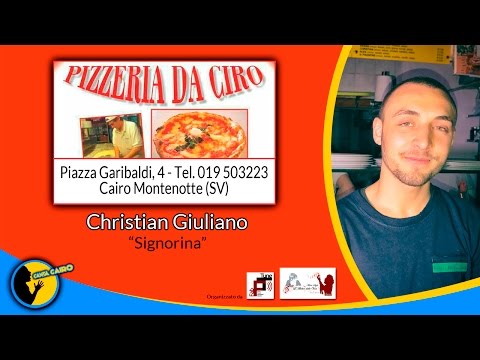 CantaCairo 2017 - "Pizzeria Da Ciro", Christian Giuliano - Cairo Montenotte