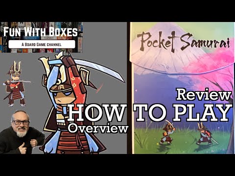 Pocket Samurai | A Questing Gentlemen Card Game | Unboxing, Overview, How to play and Review