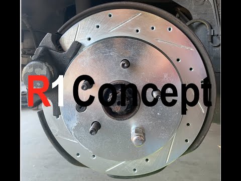 How to replace rear brakes on a 2001-2005 Lexus IS300, R1 concept #automobile #brake
