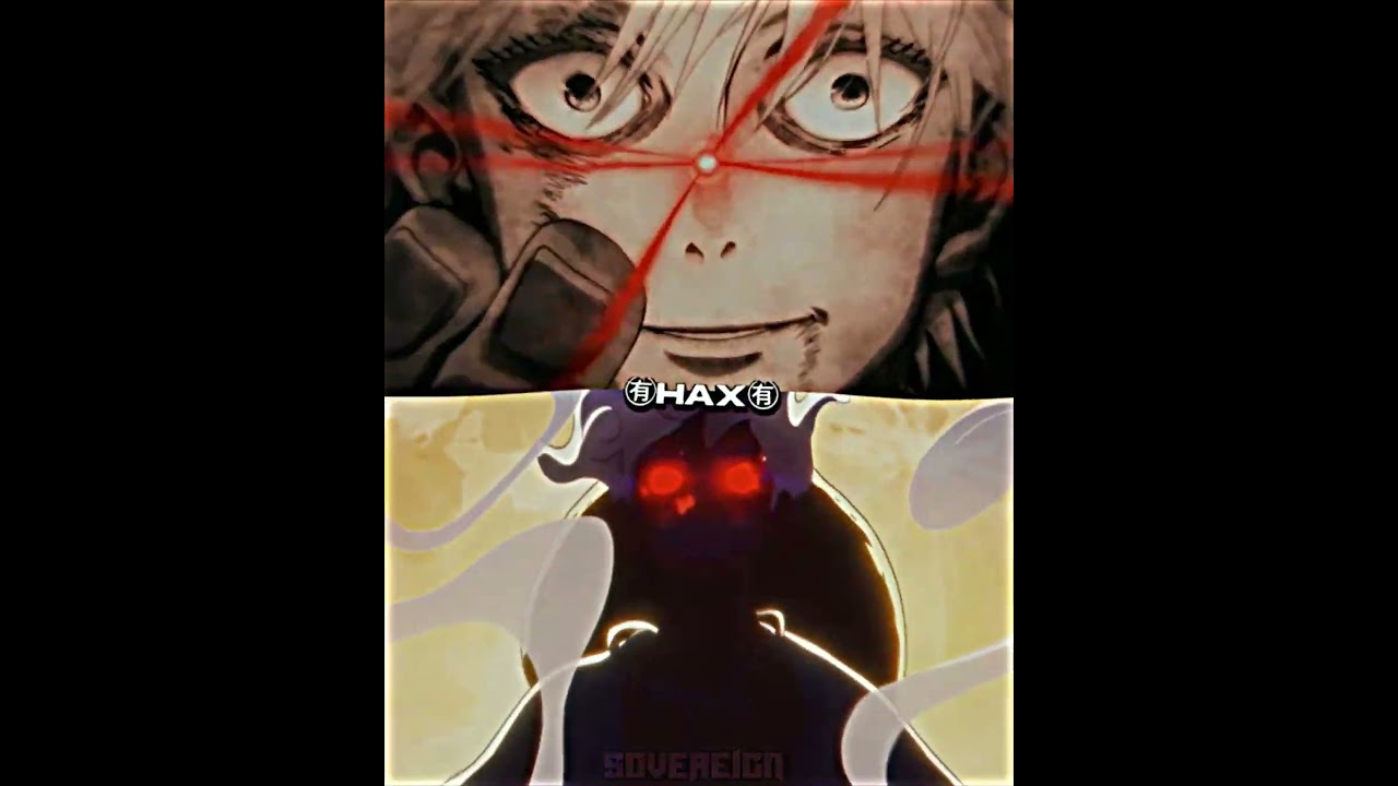 Gojo vs gear 5 Luffy #anime #gears5 #gojo