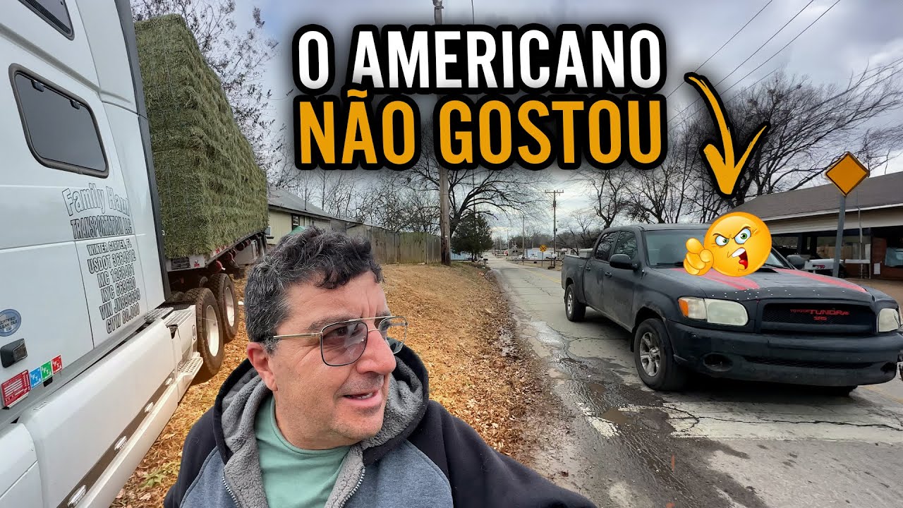 O AMERICANO NÃO GOSTOU DE ME VER ALI