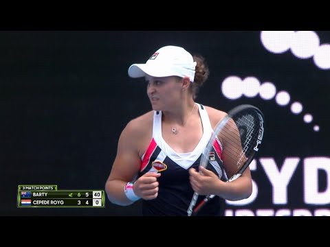 Ashleigh Barty v Verónica Cepede Royg Match Highlights (R1) | Sydney International 2018