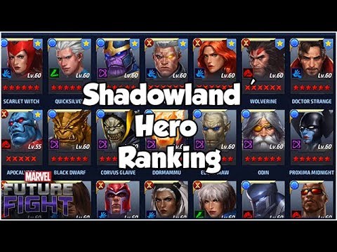 Shadowland Hero Ranking "Guide" (Make The Most Of Your Roster - Solo Guide?) - Marvel Future Fight