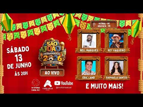 SÃO JOÃO DE PERNAMBUCO 2026 – ARRAIÁ DO HEXA! ⚽🏆 🎉🌽