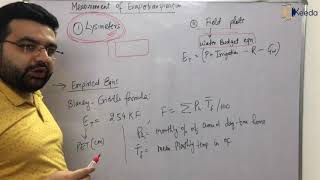 Measurement of evapotranspiration | Evaporation