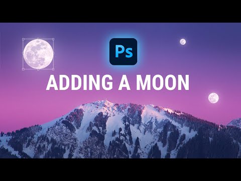 How to Add the Moon with Photoshop - Fast & Easy