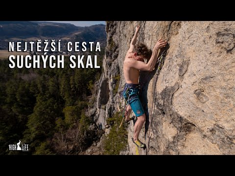 Nejtěžší cesta Suchých Skal || Kobra Xa | leze Jan Kendík | 2K22