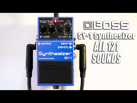 Boss SY-1 Synthesizer 2019 - Present - Blue image 8
