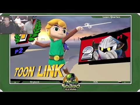 MJG (Toon Link) vs Dirtybomb (Bayonetta) Losers Quarters - Smash @ SoPro - 8-18-2018