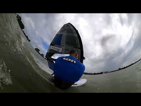 4K Windsurfing Makkum test North Freespeed and Naish Stratos board from @funsport-makkum