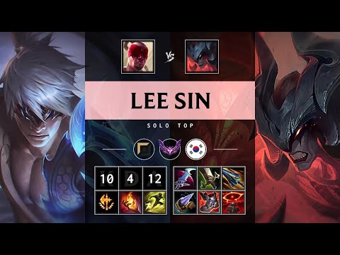 Lee Sin Top vs Aatrox - KR Master Patch 25.04