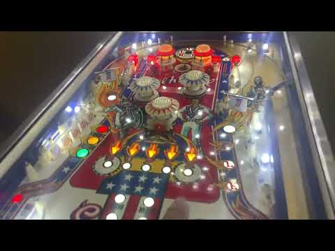 Part 4 Bally pinball Evel knievel playfield swap