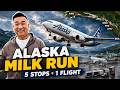 I Flew Alaska Airlines 5 Stop Milk Run Here S What Happened