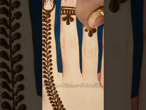 Mehendi Beautiful design 😍 #shorts #learnmehndiwithruhi