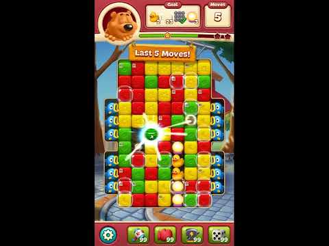 Toon Blast Level 9484 - NO BOOSTERS 🐻🐺🐱 | SKILLGAMING ✔️