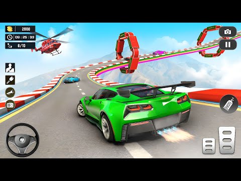 CRAZY RAMP CAR STUNTS RACING 2024 - IMPOSSIBLE GT CAR MEGA TRACKS SIMULATOR 3D: ANDROID GAMEPLAY #9