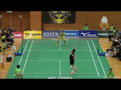 常山 幹太(トナミ運輸) vs 桃田 賢斗(NTT東日本) S2 準決勝【第69回全日本実業団バドミントン選手権】