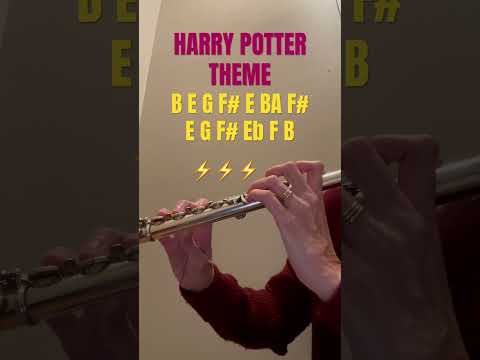 Harry Potter Theme on flute! #flute