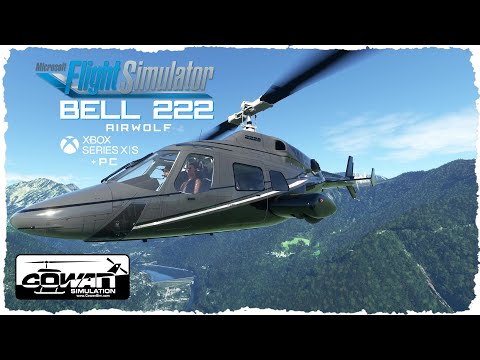 Bell 222 Helikopter ▪ MSFS ▪ Xbox ▪ deutsch ▪ Cowan Simulation ▪ Series X S ▪ Flight Simulator ▪ PC