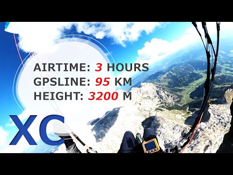 XC Paragliding Tennengebirge 3 Stunden - Advance Pi 3 (September 2021)