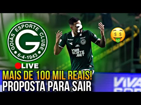 💚😡 SAÍDA! GOIÁS RECEBE PROPOSTA PARA SAÍDA DE MEDALHÃO DO ELENCO! VEJA