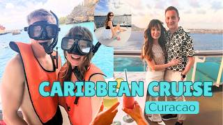 CARIBBEAN CRUISE VLOG 🛳️ CURACAO SNORKEL ADVENTURE 🐠 CHILD FREE EXCURSION & SUNSET 🥰
